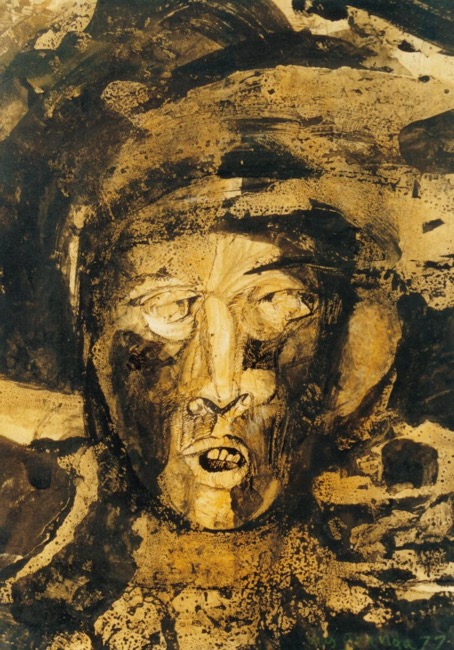 1977 Sín titulo,aguada, 49x36.5cms